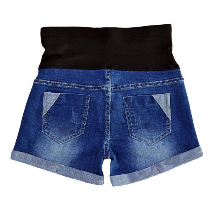 Summer%20Maternity%20Denim%20Shorts%20Skinny%20Outwear%20Maternity%20Belly%20Pants%20Stretch%20Maternity%20Wear%20Maternity%20Pants%20-%20Image%205