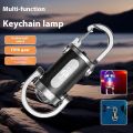 Emergency Keychain Light Rechargeable Keychain Flashlights 800 Lumens EDC COB Work Light 7 Modes for Walking Searching Hiking. 