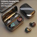M10 TWS Airpods _ with Super Sound & High Quality Touch Sensors True Stereo Headphones with Built in Mic 10m Transmission Bluetooth Wireless Earbuds , Charging Case Sport Headset for all Bluetooth Smart devices.. 