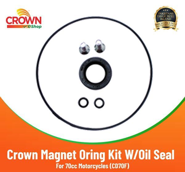 Crown Magnet Oring Kit W/Oil Seal For 70cc Motorcycles (CD70F)