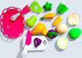 Exclusive Baby toy fruits set - Multi color. 