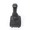 5 Speed Gear Shift Knob For Volkswagen VW Polo 9N 9N2 (2002-2009) Car Styling Manual Lever Gaiter Leather Boot Cover Replacement. 