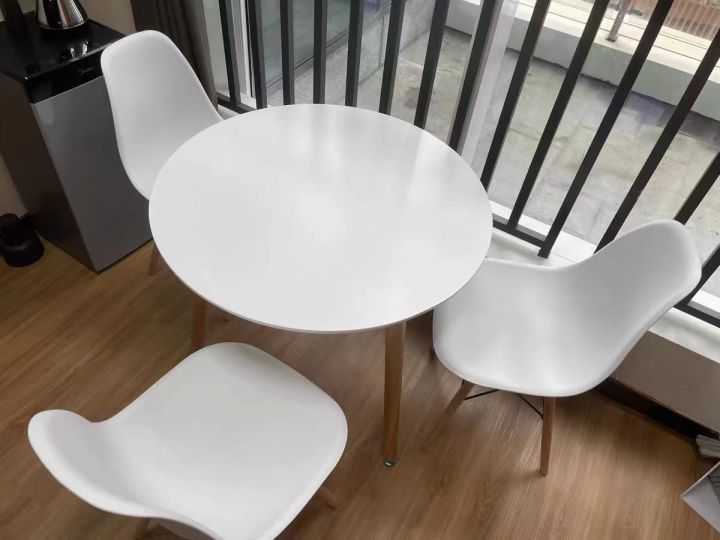 Dinning%20Table%20Folding,%20with%20Metal%20frame%20powder%20coating%20,Family%20round%20table%20movable%20desk%20simple%20multi-function%20hotel%20three-fold%20-%20Image%203