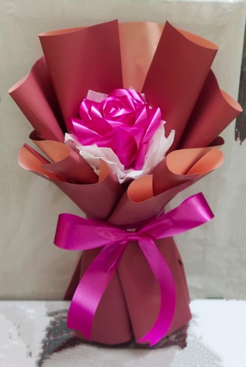 Ribbon flower bouquet 💐