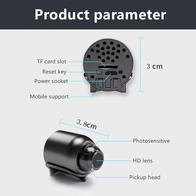 CASIFY%20X5%20HD%20Mini%20WiFi%20Camera%20Baby%20Monitor%20Indoor%20Security%20Surveillance%20Camera%20Audio%20Video%20Recorder%20IP%20Cam%20-%20Image%205