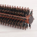 6 Style Natural Boar Bristle Hair Round Brush Wood Handle Round Barrel Hair Comb Hair Roller Brush Hairdressing Styling Tools. 