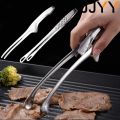 JJYY 304 Stainless Steel Food Tongs Long Handle Non-Slip Barbecue Tongs Steak Tongs Kitchen Cooking Tools kitchen accessories. 