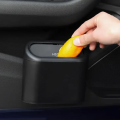 Wholesale Portable Plastic Car Storage Box Car Trash Can With Lid Garbage Waterproof Box Mobile Trash Bin. 