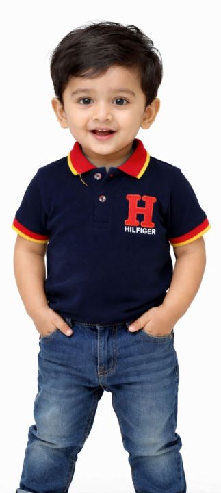 1-2 years Stylish Addition - Boy Summer dress 1 Piece Baby Boy Polo T-Shirt without Pant Cute Soft Cotton Kids Clothing