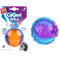 Pet Dog Squeaky Toys Ball Puppy Chew Toys Sound Pure Natural Non-toxic  Outdoor Play Small Big Dog Funny Elasticity Ball. 