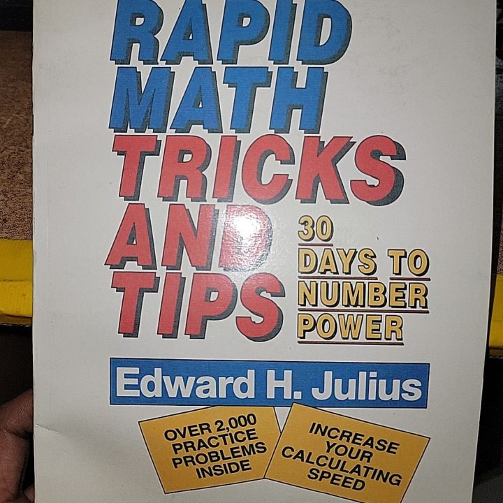Rapid Math Tricks And Tips By Edward H. Julius | Daraz.com.bd