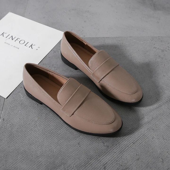 Spring%20Autumn%20Ladies%20New%20Small%20Leather%20Shoes%20Vintage%20Versatile%20Loafers%20British%20Style%20Fashion%20Anti%20Slip%20Shoes%20Casual%20Women's%20Flat%20-%20Image%203