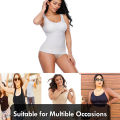 Women Tummy Control Tank Tops Slimming Body Shaper Waist Trainer Corset with Padded Bra Shaperwear Compression Camisole Vest. 