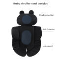 Baby Stroller Seat Cushion Double-sided Safety Seat Pad Thick Warm Universal Child Cart  hand basket Mat Stroller Accessories. 