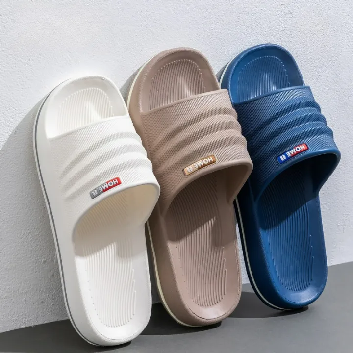 Comfortable%20House%20Men's%20Slippers%202026%20New%20Summer%20Slippers%20for%20Men%20Non-slip%20Bathroom%20wear%20Men's%20Slippers%20Dark%20Blue%20Coffee%20-%20Image%203