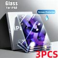3PCS tempered glass Ipad Pro 13 12.9 11 6 M4 M2 2024 Air 5 4 3 2 1 9 9 10 10th generation Mini 6 10.9 10.2 9.7 Screen protector.