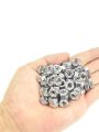 50 Pieces 1/4"-20 Stainless Hex Nut, Stainless Steel (304) 18-8 Nuts.