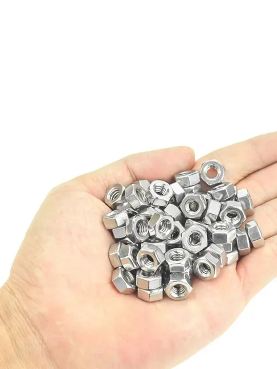 50%20Pieces%201/4"-20%20Stainless%20Hex%20Nut,%20Stainless%20Steel%20(304)%2018-8%20Nuts%20-%20Image%206