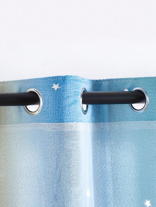 1PC%20Blue%20and%20Yellow%20Gradient%20Stars%20Perforated%20Curtains,%20Fabric%20Yarn%20One%20Double%20Layer%20Curtains,%20Living%20Room%20Blackout%20Decoration%20-%20Image%205