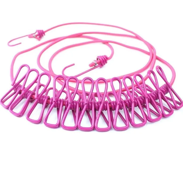 1pcs%20Portable%20Clothesline%20Windproof%20Clothes%20Rope%20Drying%20Rack%20Cloth%20Hanging%20Line%20Outdoor%20Camping%20Traveling%20Indoor%20Multifunction%20Tools%20*190cm%20rope%20and%2012clips*%20-%20Image%202