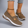 Spring new women's sports shoes, fashionable, breathable, lightweight, non-slip, wear-resistant, casual sports shoes, flat shoes. 