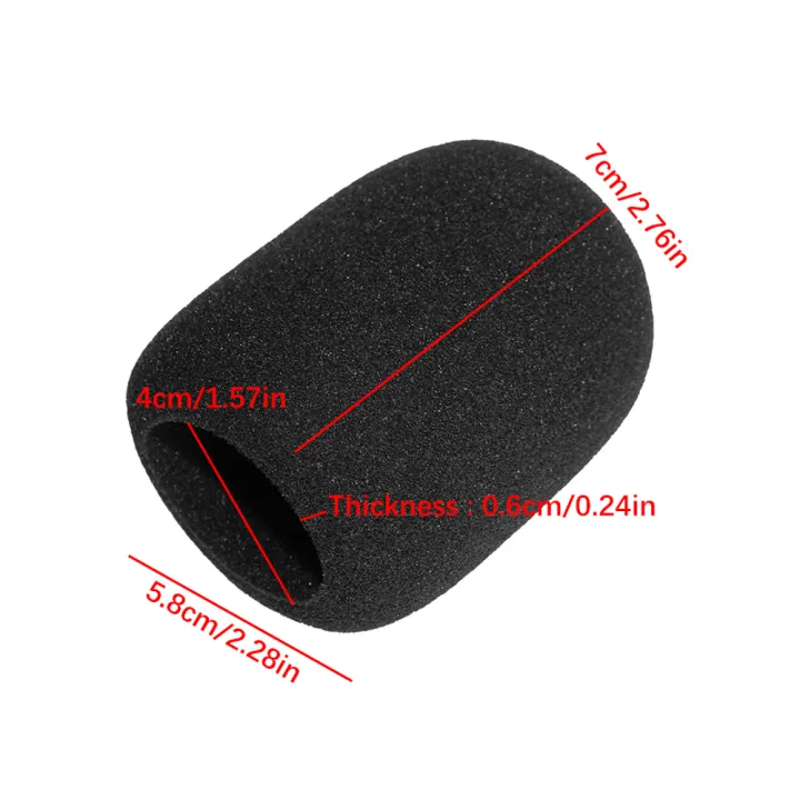 6pcs%20Microphone%20Cover%20High%20Density%20Mic%20Windscreen%20Sponge%20Foam%20For%20Most%20Standard%20Microphones%20-%20Image%206