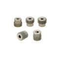 64DP 3.175mm 21T-25T 26T-30T 31T-35T 36T-40T 41T-45T 46T-50T Aluminum Alloy Metal Pinion Motor Gear for 1/10 RC Model Car Motor. 