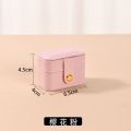 Mini Jewelry Box Organizer Ring Holder Jewelry Display Case PU Leather Jewelry Storage Box.. 