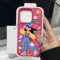 Dopamine Girl Butterfly Case Compatible for IPhone 16 15 14 11 13 12 Pro Max XR X XS Max 15 14 16 Plus Leather Texture Cover. 
