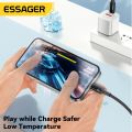 Essager Type C Cable For iPhone 14 13 12 11 Pro Max XS Xr PD 29W Fast Charge Charger Lightning Wire Cord For iPad Macbook.
