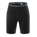 Mens Gym Shorts with Pockets Workout Compression Leggings for Men Polyester Boxer Briefs Running Basketball Athletic Tights. 
