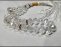 white crystal 33 beads tasbeeh. 