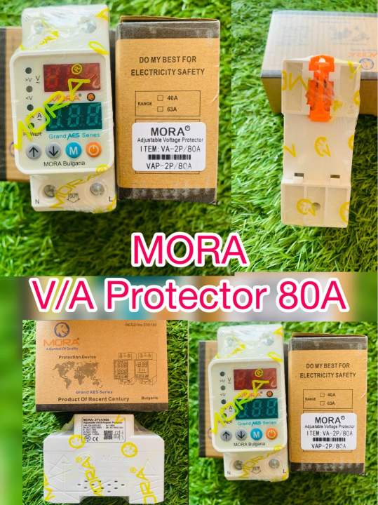 MORA Bulgaria 80A Protector Original/ Protection device for V/A Best for solar system & electric safety.