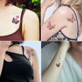 30 Sheets 3D Texture Waterproof Colorful Butterfly Temporary Tattoo Stickers.