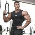 Men's Running Compression Vest Gym Clothing Sports Fitness Tank Tops Quick Dry Workout Sportswear O Neck Tight Sleeveless Shirt.