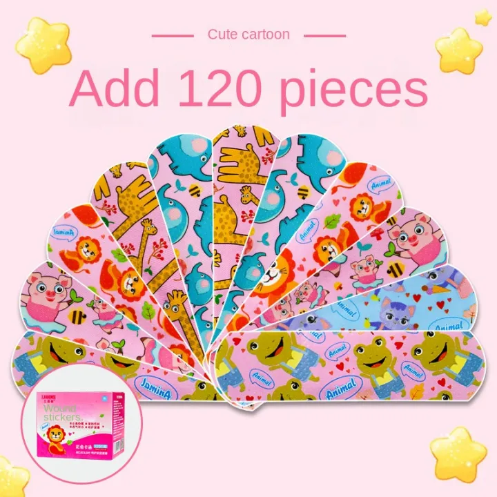 120%20Pcs/box%20Cartoon%20Band-aid%20Cute%20Mini%20Children%20Breathable%20Transparent%20Waterproof%20Bandage%20Medical%20Ok%20Bandages%20Hemostatic%20Patch%20-%20Image%203