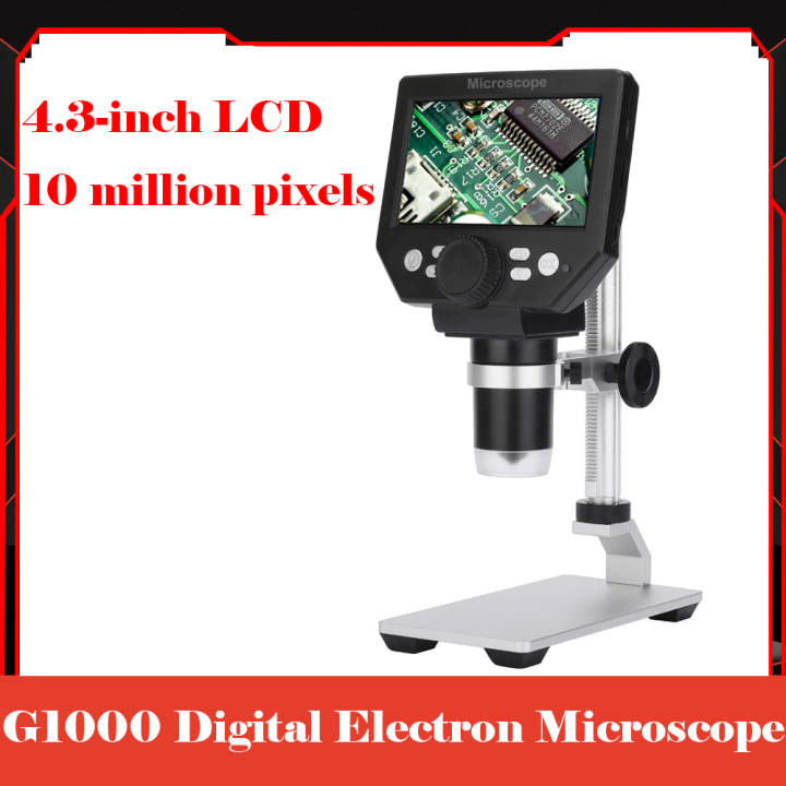 1000x Ruler Microscope G1000 1000x 2.0MP USB Digital Microscope Electronic 4.3