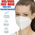 KN95 FACE MASK 5-Layer Filtration White Mask - Liquid and Dust Proof Face Protection - 10 Pack. 
