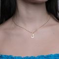 Personalized Arabic Letter Necklace. 