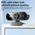 1080P FHD Webcam with Microphone, USB Computer Camera for Laptop Desktop, Wide Angle for Online Class & Video Conference, Live S. 