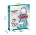 Dressing Table set for Children Age 1-6 Years | Princess Makeup Vanity Table with Chair 29 pcs. 