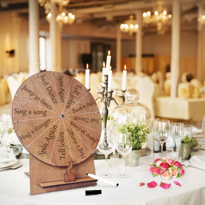 Wedding%20Challenge%20Spinning%20Wheel,%20Wooden%20Prize%20Tabletop%20Spinner%20Erasable%20Raffle%20Spinning%20Wheel%20for%20Wedding%20School%20Home%20Party%20-%20Image%205