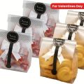 60pcs Black Polka Dot Frosted Rectangular Biscuit Bag, Gift Packaging Bag, With Black Self-adhesive Sticker 8.86''×3.54''.