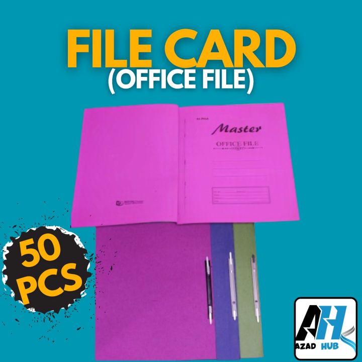 Office File Card 25/50 Pcs , Master office file , File card , Office file