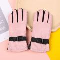 1Pair Children Adult Winter Snow Warm Gloves Boy Girls Ski Snowboard Windproof Waterproof Thicken Keep Warm Winter Must. 