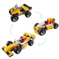 Decool 121 Pieces 3 in 1 Architect Super Racer DIY Block Construction Set Toy. 