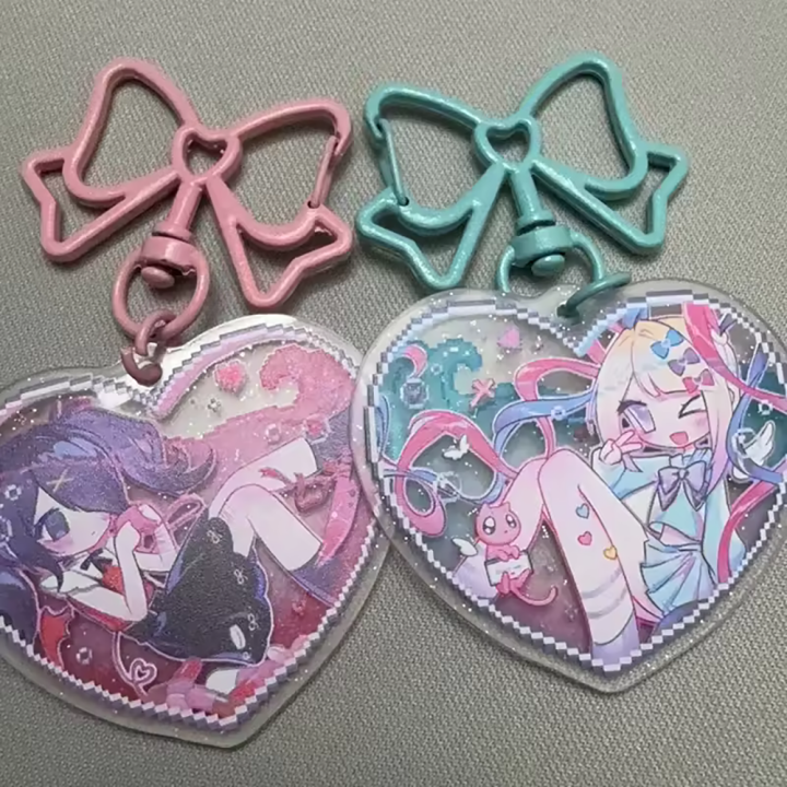 2pcs/set%20Game%20NEEDY%20GIRL%20OVERDOSE%20Rain%20Ame%20KAnge%20Cosplay%20Keychain%20Acrylic%20Heart%20Pendant%20Keyring%20Bag%20Accessories%20Girls%20Ornament%20-%20Image%205