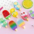 1-2 Set Lytwtw's Cartoon Cute Kawaii Ice Cream Rubber Mini Eraser Set For Kids Novelty Stationery Office School Supplies. 
