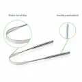 Tongue Scraper Cleaner Stainless Steel Bad Breath for Dental Oral Care Tool. 