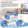 Interactive Smart Cat Ball Toy Automatic Rolling Electric Pet Teaser USB Rechargeable Self-Moving Bouncing Kitten Toy.